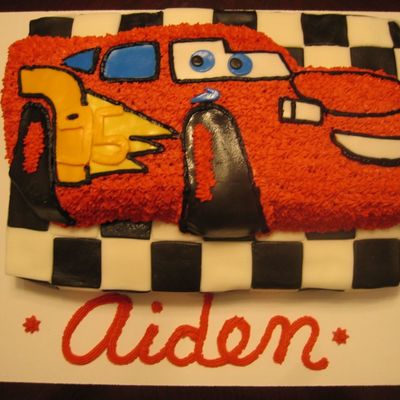 Lightning Mcqueen Cake