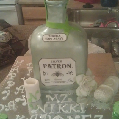Patron Bottle Cake