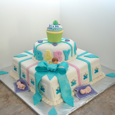 It's A Boy Baby Cake