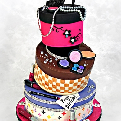 Fashionista Hat Box Cake