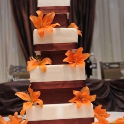 Chocolate Ivory Tiger Lilies