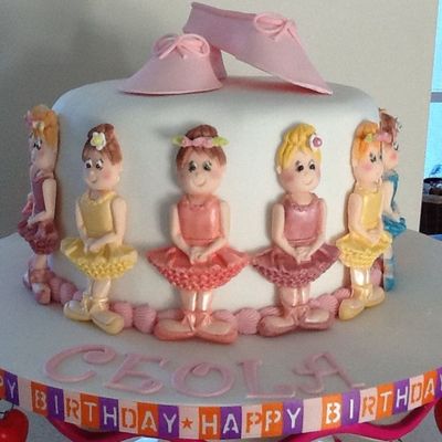 Another Take On Karen Davies Ballerina Cake Made For My Neighbours Little Girls 4Th Birthday