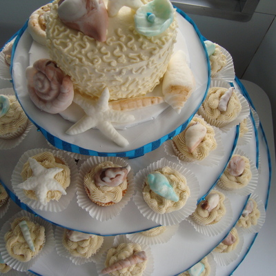 Seashell Wedding All Sugared Shells