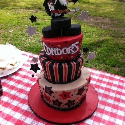 Hockey Picnic Cake