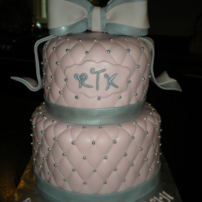 Quilted Pink And Silver