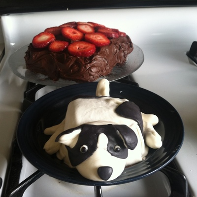 Miniature Fur-Real Dog Cake