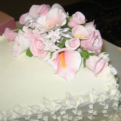 Calla Lilys And Roses