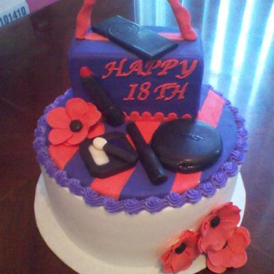 Make Up & Purse Cake