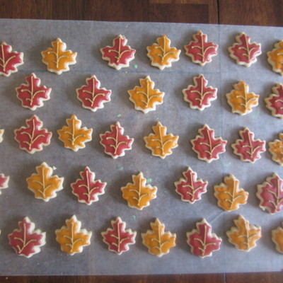 Fall Leaf Cookies
