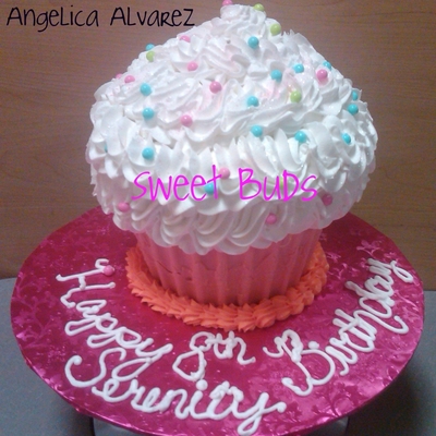 Giant Cupcake Cake