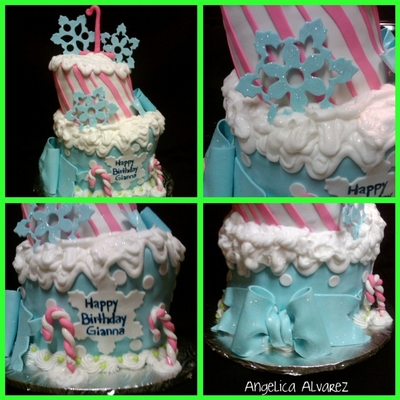 Winter Wonderland Cake