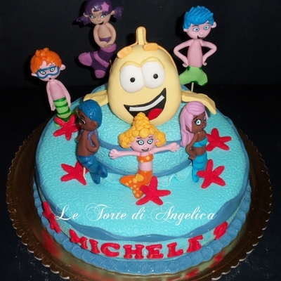 Bubble Guppies Cake