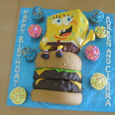 Sponge Bob And His Burger