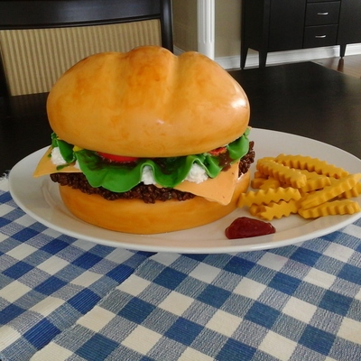 Burger Cake For Dad