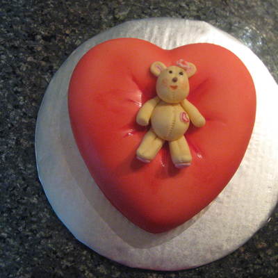 Pillow Heart And Bear