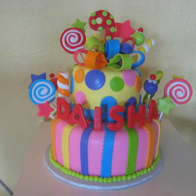 Candy Theme Cake