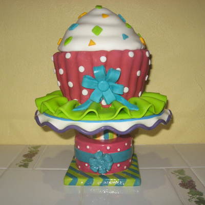 Giant Cupcake For Alexa