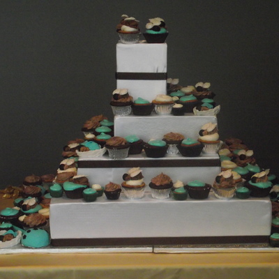 Baby Shower Cupcake Tower