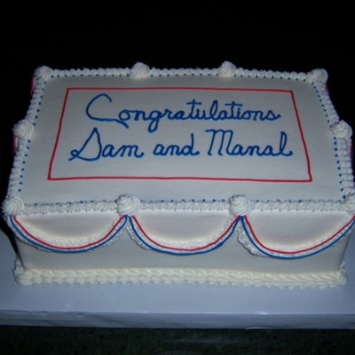 Citizenship/red,white,blue/buttercream