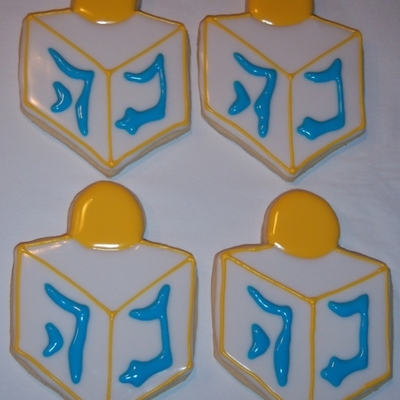 Dreidel Cookies