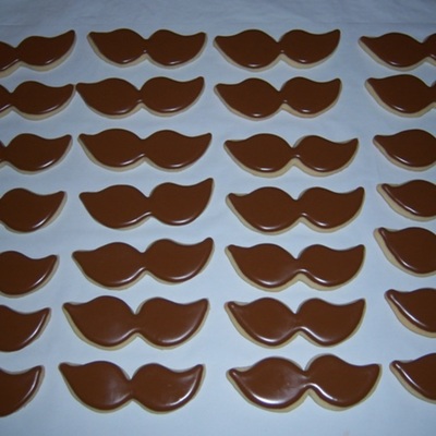 Mustache Cookies