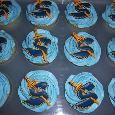 Sabres Cupcakes