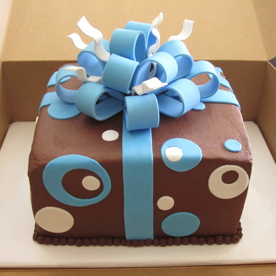 Triple Chocolate Polka Dot Cake