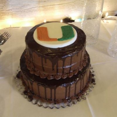Miami Hurricanes Groom's Cake