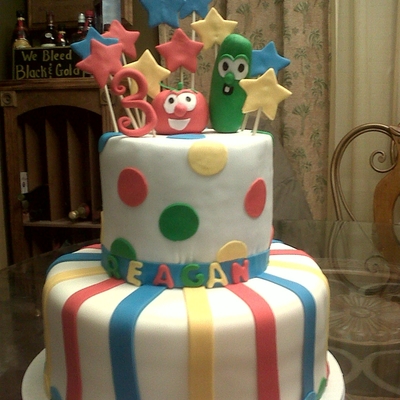 Veggie Tales Cake
