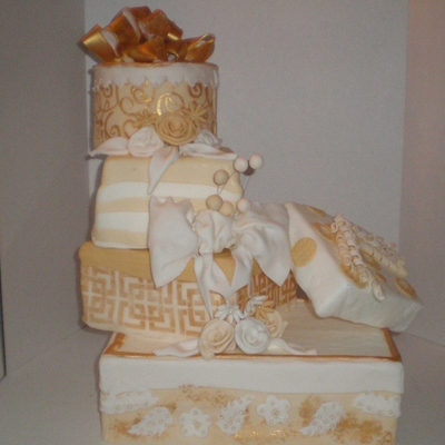 Stacked Gift Box Cake
