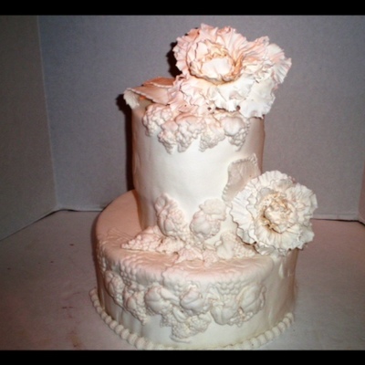 My 1St Bas Relief Cake Wedding Cake