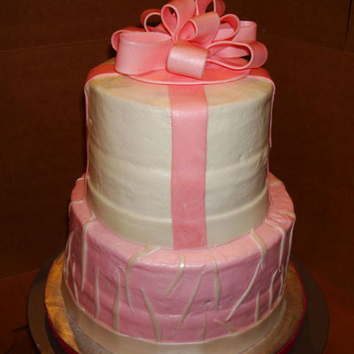 Pink And White Zebra