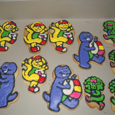 Barney And Friends Sugar Cookies