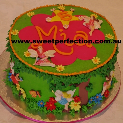 Forest Fairy Birthday Cake