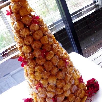 Croquembouche Wedding Cake