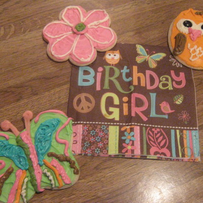 Happy Birthday Retro Cookies