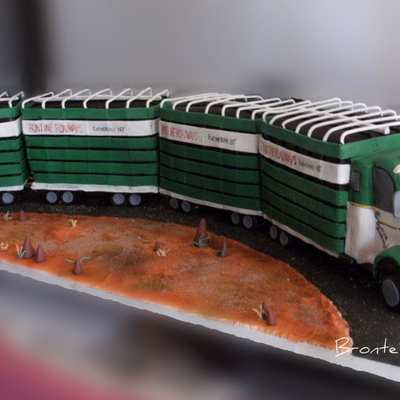 Road Train Cake