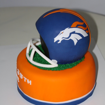 Denver Broncos Birthday Cake