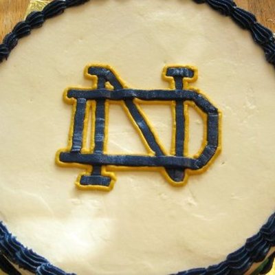 Notre Dame Birthday Cake