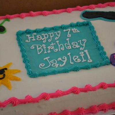 Birthday Cake For A Pool Party