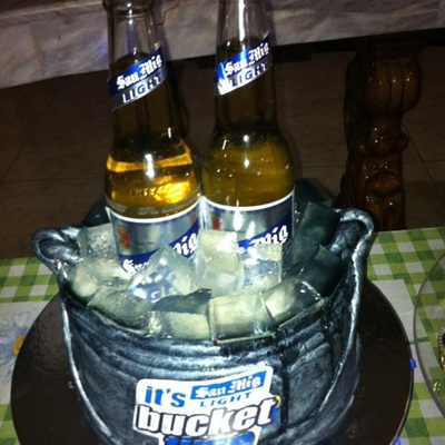 San Mig Light Bucket Cake