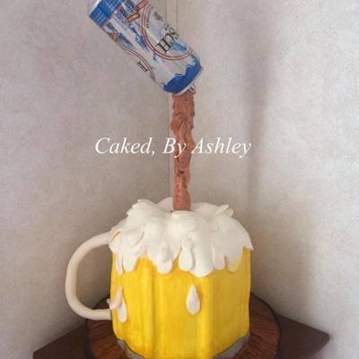 Beer Birthday Cake