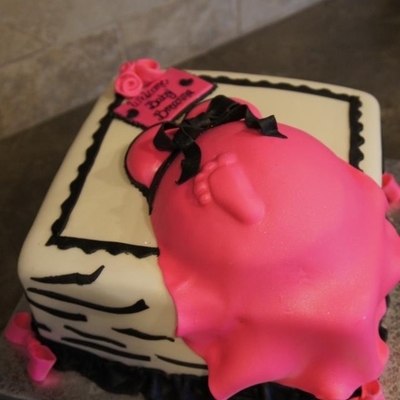 Belly Baby Shower Cake