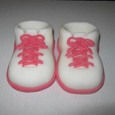 Fondant Booties Cake Topper