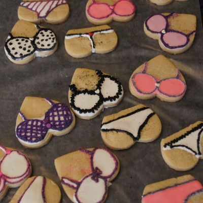 Bachelorette Lingerie Cookies