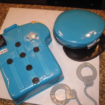 Police Academy Graduation Cake.