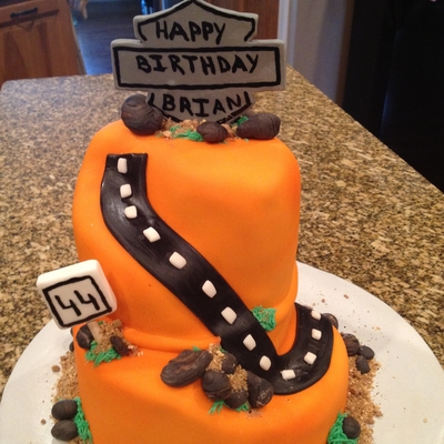 Harley-Davidson Theme Birthday Cake