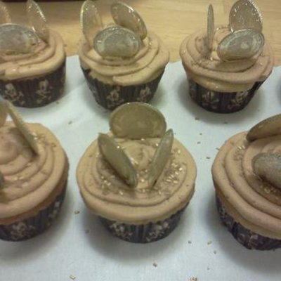 Pirate Coin Cupcakes
