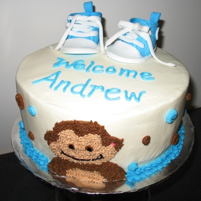 Baby Converse And Monkey