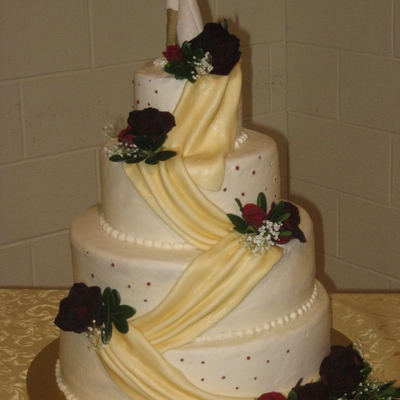 4 Tier Wedding Cake